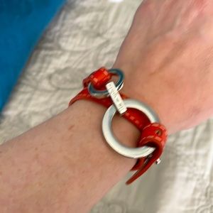 Lia Sophia wrap bracelet, orange